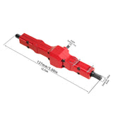 Maxbell RC Car Rear Bridge Assembly 127mm Upgrade Part for 1/16 C14 1/10 Red