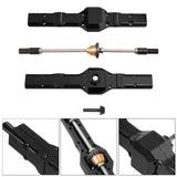 Maxbell RC Car Rear Bridge Assembly 127mm Upgrade Part for 1/16 C14 1/10 Black