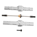 Maxbell RC Car Rear Bridge Assembly 127mm Upgrade Part for 1/16 C14 1/10 Silver