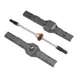 Maxbell RC Car Rear Bridge Assembly 127mm Upgrade Part for 1/16 C14 1/10 Gray