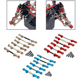 Maxbell 6Pcs RC Chassis Link Rod RC Model Vehicle Parts for P73200 P73240 1/7 RC DIY Champagne
