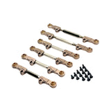 Maxbell 6Pcs RC Chassis Link Rod RC Model Vehicle Parts for P73200 P73240 1/7 RC DIY Champagne