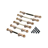 Maxbell 6Pcs RC Chassis Link Rod RC Model Vehicle Parts for P73200 P73240 1/7 RC DIY Champagne