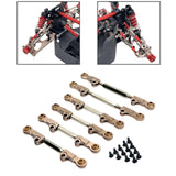 Maxbell 6Pcs RC Chassis Link Rod RC Model Vehicle Parts for P73200 P73240 1/7 RC DIY Champagne