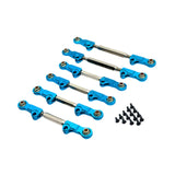 Maxbell 6Pcs RC Chassis Link Rod RC Model Vehicle Parts for P73200 P73240 1/7 RC DIY Blue