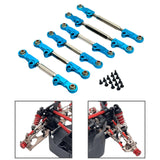Maxbell 6Pcs RC Chassis Link Rod RC Model Vehicle Parts for P73200 P73240 1/7 RC DIY Blue