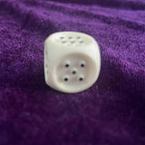 Maxbell Tactile Braille Dice Professional for Blind with Raised Black Pips Accessory