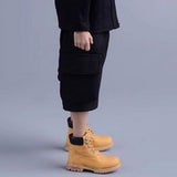 Maxbell Men Figures Boots Collection Accs 1/12 Scale for 6in Doll Model Men Figures Yellow