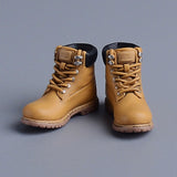 Maxbell Men Figures Boots Collection Accs 1/12 Scale for 6in Doll Model Men Figures Yellow