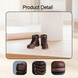 Maxbell Men Figures Boots Collection Accs 1/12 Scale for 6in Doll Model Men Figures Brown