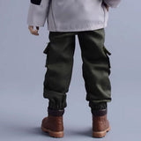 Maxbell Men Figures Boots Collection Accs 1/12 Scale for 6in Doll Model Men Figures Brown