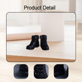 Maxbell Men Figures Boots Collection Accs 1/12 Scale for 6in Doll Model Men Figures Black