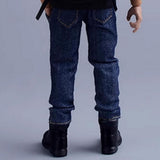 Maxbell Men Figures Boots Collection Accs 1/12 Scale for 6in Doll Model Men Figures Black