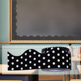 Maxbell Border Trim Stickers Wall Decor for Classroom Chalkboard Farmhouse black