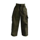 Maxbell 1/12 Scale Action Figure Clothes Trousers Fashion Dress up for 6" Male Dolls Green