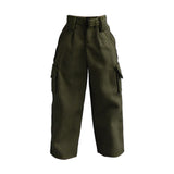 Maxbell 1/12 Scale Action Figure Clothes Trousers Fashion Dress up for 6" Male Dolls Green