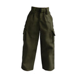 Maxbell 1/12 Scale Action Figure Clothes Trousers Fashion Dress up for 6" Male Dolls Green