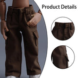 Maxbell 1/12 Scale Action Figure Clothes Trousers Fashion Dress up for 6" Male Dolls Brown