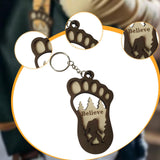 Maxbell Car Keychain Key Holder Ornament Cute Wooden Keyring for Keys Backpack Purse