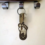 Maxbell Car Keychain Key Holder Ornament Cute Wooden Keyring for Keys Backpack Purse