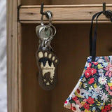 Maxbell Car Keychain Key Holder Ornament Cute Wooden Keyring for Keys Backpack Purse