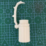 Maxbell Scale Model Painting Tools Stable for Scale Model Hobby Building Accessories White