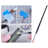 Maxbell Flat Pointed Pen Miniature Portable Aging Pen for School Office Art Supplies