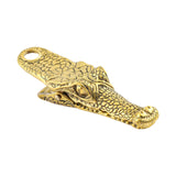 Maxbell Crocodile Shaped Paper Clip Vivid Binder Clip for Scrapbook Old Gold
