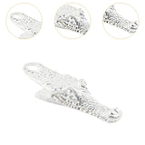 Maxbell Crocodile Shaped Paper Clip Vivid Binder Clip for Scrapbook Silver