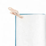 Maxbell Crocodile Shaped Paper Clip Vivid Binder Clip for Scrapbook Rose Gold