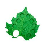 Maxbell Green Leaf Shape Artist Palette for Art Classes with 8 Detachable Paint Cups