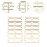 Maxbell 24 Pieces Servo Stand Replacement Replace Part DIY Accs Fitments RC Toy Wood