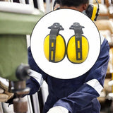 Maxbell Ear Muffs for Hard Hat Hearing Protection Ear Muffs for Home Sleeping Office
