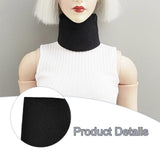 Maxbell 1/6 Action Figure Costume Accessories Neck Gaiter for 12" Female Figure Toys Black