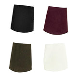 Maxbell 1/6 Action Figure Costume Accessories Neck Gaiter for 12" Female Figure Toys Black