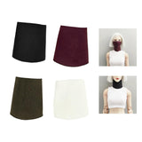 Maxbell 1/6 Action Figure Costume Accessories Neck Gaiter for 12" Female Figure Toys Black