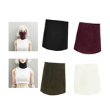 Maxbell 1/6 Action Figure Costume Accessories Neck Gaiter for 12" Female Figure Toys Black