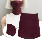 Maxbell 1/6 Action Figure Costume Accessories Neck Gaiter for 12" Female Figure Toys Red