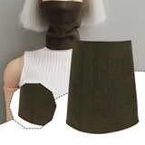 Maxbell 1/6 Action Figure Costume Accessories Neck Gaiter for 12" Female Figure Toys Green