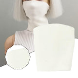 Maxbell 1/6 Action Figure Costume Accessories Neck Gaiter for 12" Female Figure Toys White
