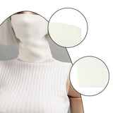 Maxbell 1/6 Action Figure Costume Accessories Neck Gaiter for 12" Female Figure Toys White