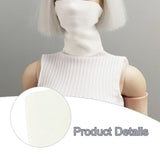 Maxbell 1/6 Action Figure Costume Accessories Neck Gaiter for 12" Female Figure Toys White