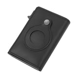 Maxbell Mens Wallet 3.94x2.56x0.79inch Practical Retro Design PU Leather Card Holder Black
