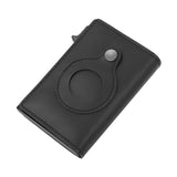 Maxbell Mens Wallet 3.94x2.56x0.79inch Practical Retro Design PU Leather Card Holder Black