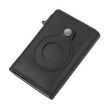 Maxbell Mens Wallet 3.94x2.56x0.79inch Practical Retro Design PU Leather Card Holder Black