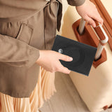 Maxbell Mens Wallet 3.94x2.56x0.79inch Practical Retro Design PU Leather Card Holder Black