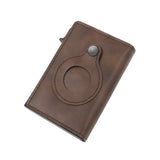 Maxbell Mens Wallet 3.94x2.56x0.79inch Practical Retro Design PU Leather Card Holder Brown