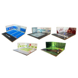 Maxbell 1/64 Scale Parking Lot Scene Display for Vehicle Scene Toy Diecast Car Model Style A