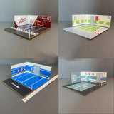 Maxbell 1/64 Scale Parking Lot Scene Display for Vehicle Scene Toy Diecast Car Model Style A