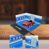 Maxbell 1/64 Scale Parking Lot Scene Display for Vehicle Scene Toy Diecast Car Model Style A